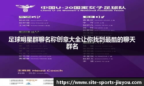 足球明星群聊名称创意大全让你找到最酷的聊天群名